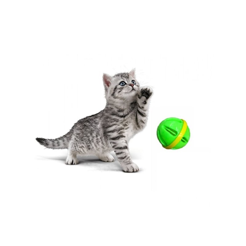Tineke Çıngıraklı Kedi Oyun Topu Renkli 6.5 Cm -1