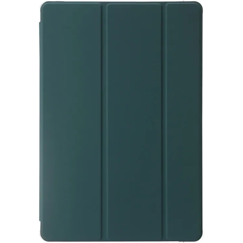 Samsung Uyumlu Tab İçin S10 Fe Kılıfı Kalem Tutucu Üç Katlı Akrilik Arka Standı Tablet Dark Green S9 Fe 10.9 İnch -1
