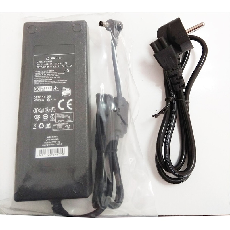 Endepo For Asus Uyumlu G53sx Adaptör Şarj Cihazı 19v 6-3a 2-5 Mm 120w -1