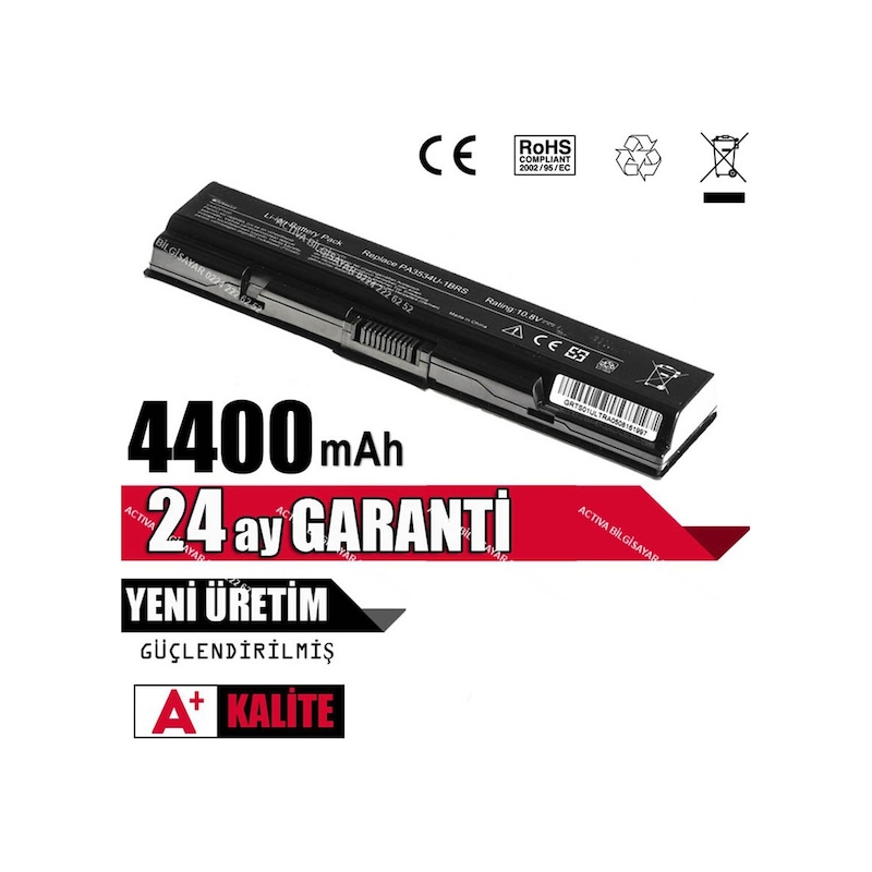 Toshiba Uyumlu Satellıte A200-1yx Batarya -1