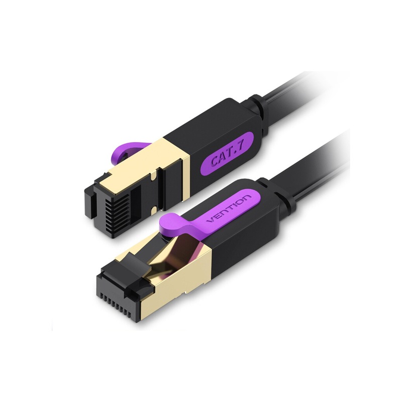 Xindoker Vention Düz Cat7 Ethernet Kablosu - 10gb Hızlı- Kolay Kurulum- 0.5m-20m Uzunluk Seçenekleri -1