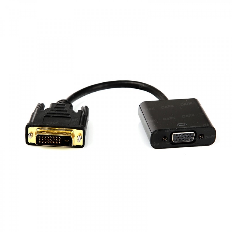 Dark Dk-hd-advıdxvga Dvı-d Erkek Vga Dişi Aktif Dönüşütürücü -1