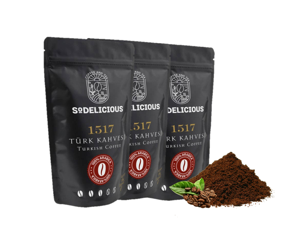 Sodelicious Coffee&Tea 1517 Türk Kahvesi 3 x 100 G