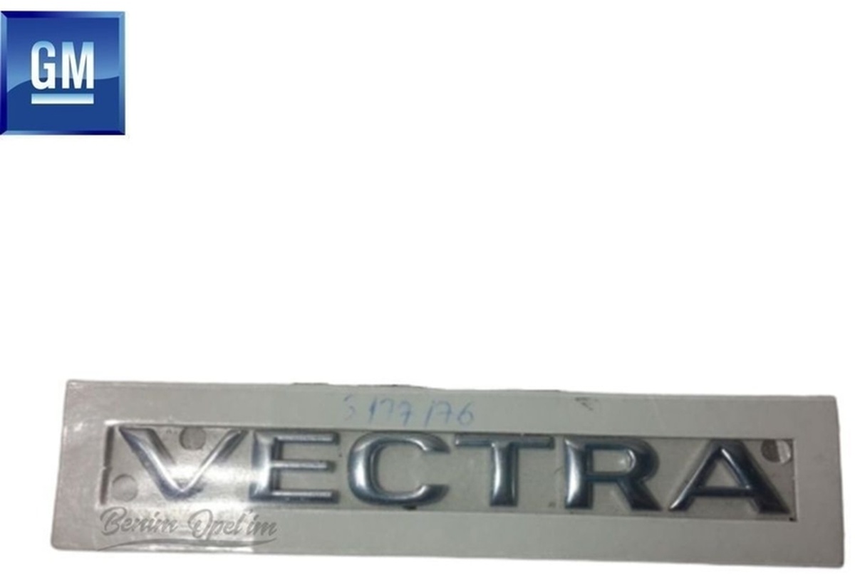 Opel Vectra B Uyumlu Arka Bagaj Kapağı Vectra Yazısı Krom 99, 01