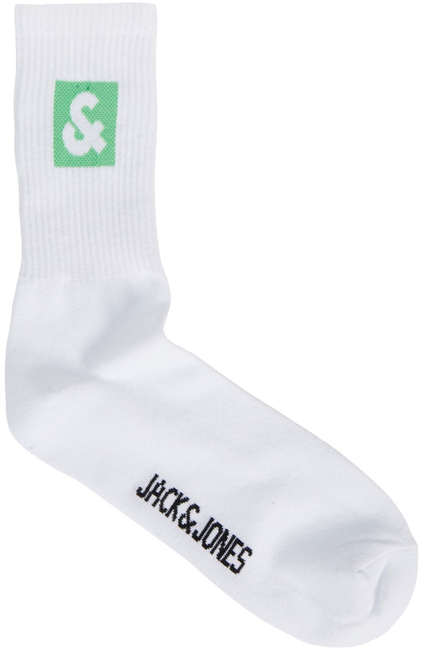 Jack & Jones Logolu Tekli Çorap - Dan 12240474 Jasmine Green