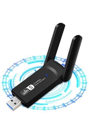 Ac1200 Mbps Dual Band USB 3.0 Adaptör Kablosuz Wi-Fi Alıcı Ac1200