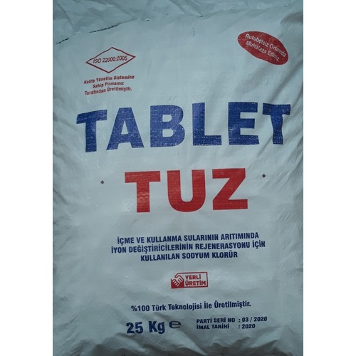 Su Arıtma Cihazları Tablet Tuz (25 Kg) (323903207)