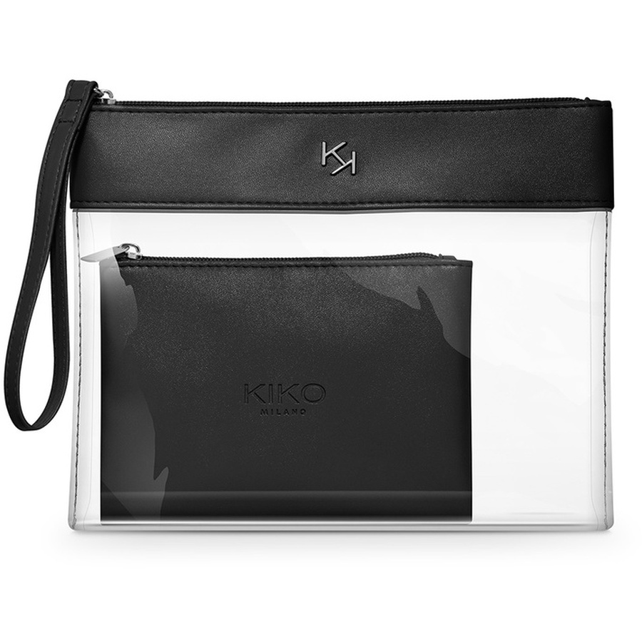 Kiko Makyaj Çantası Transparent Beauty Case 001 Black
