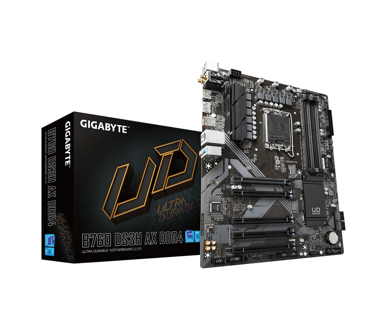Gigabyte B760-DS3H-AX Intel B760 5333 MHz (OC) DDR4 LGA1700 ATX Anakart