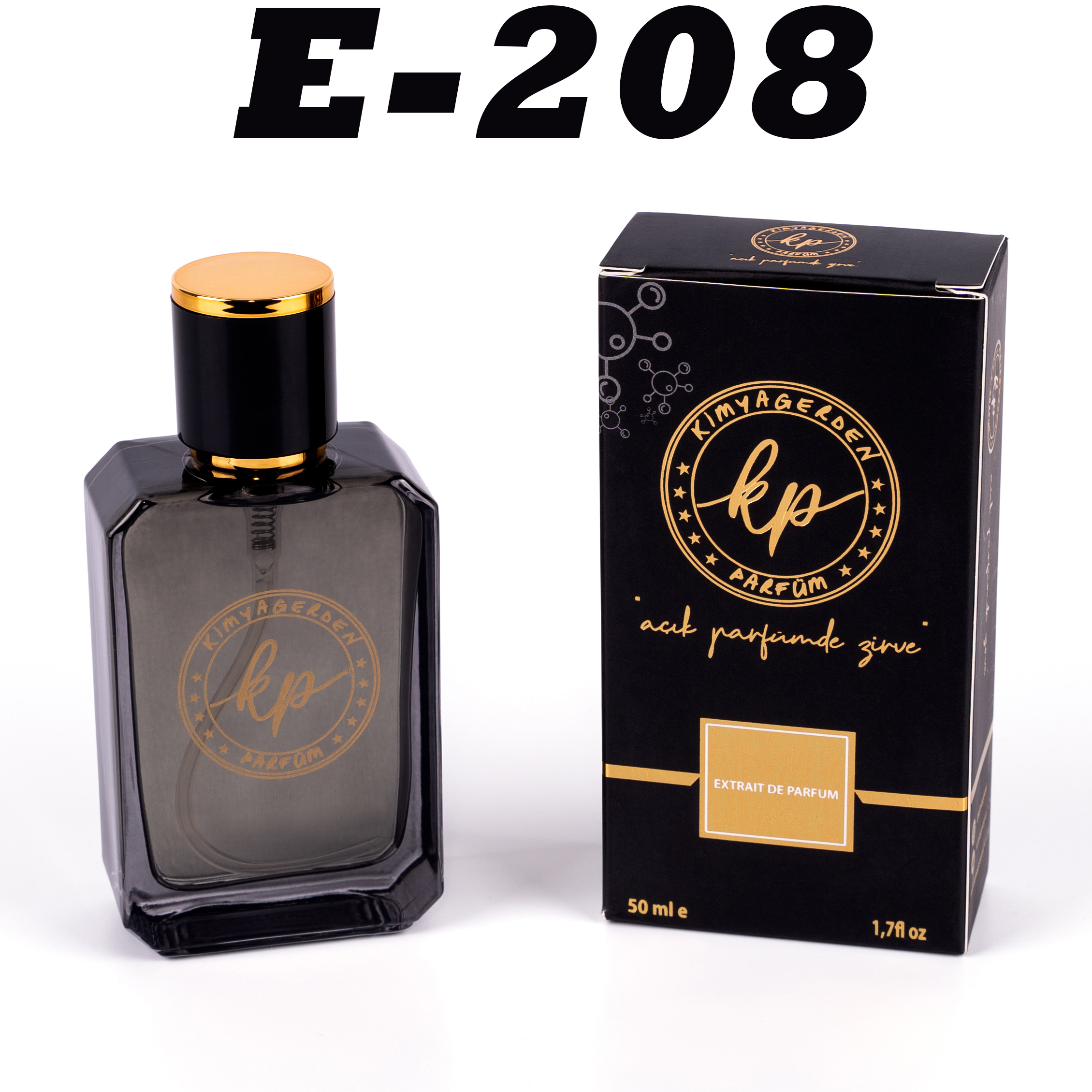 Kimyagerden E-208 Erkek Parfüm EDP 50 ML