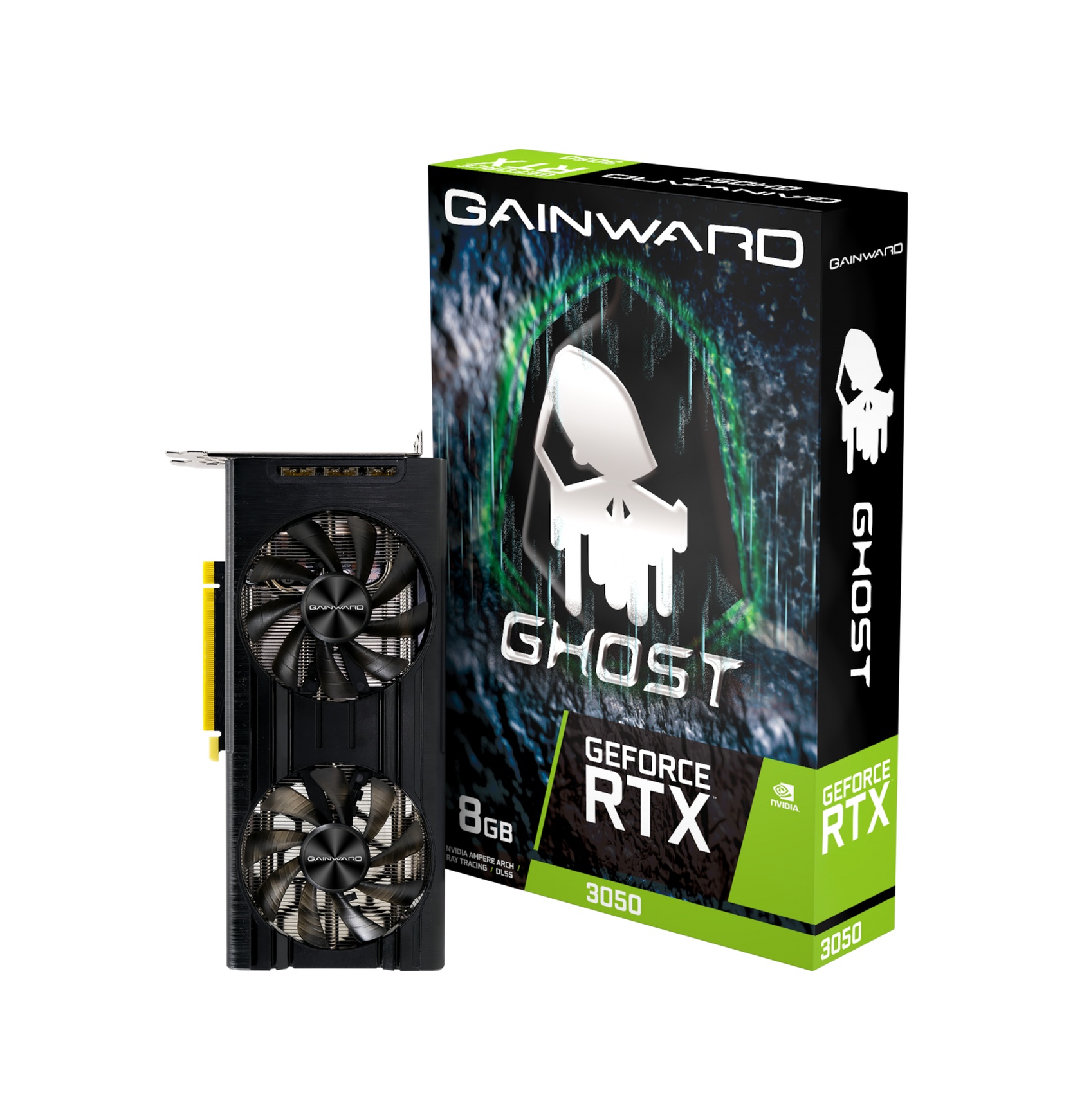 Gainward NVIDIA GeForce RTX 3050 Ghost NE63050019P1-190AB 8 GB GDDR6 128 Bit Ekran Kartı