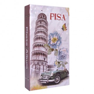 300'lük 10x15cm Pisa Kulesi Desenli Fotoğraf Albümü