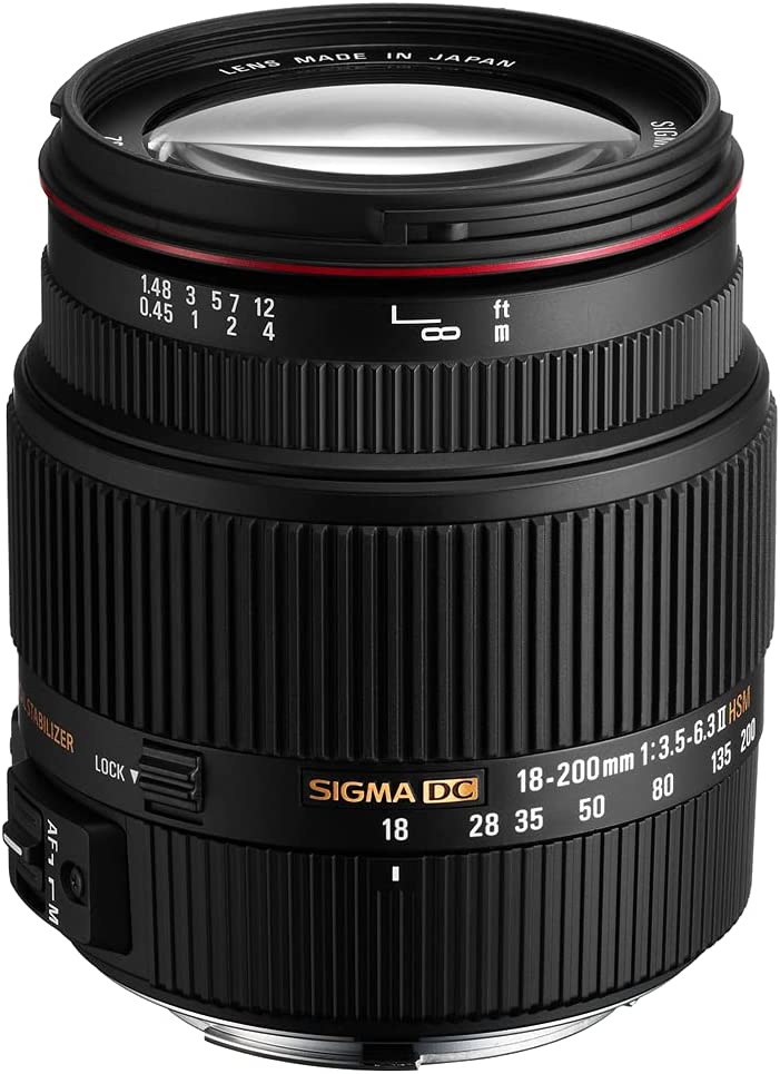 Sigma 18-200 MM F/3.5-6.3 II DC OS HSM (Canon) Uyumlu Lens