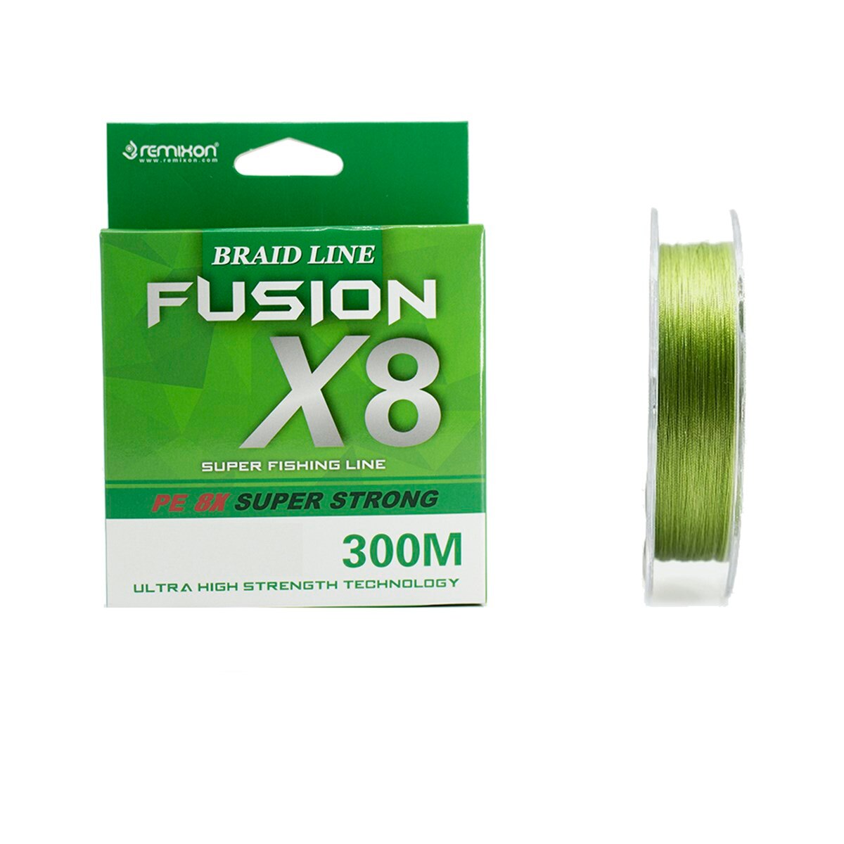 Remixon Fusion 300M Ip Misina X8 Sarım Green Ip Örgü Yeşil