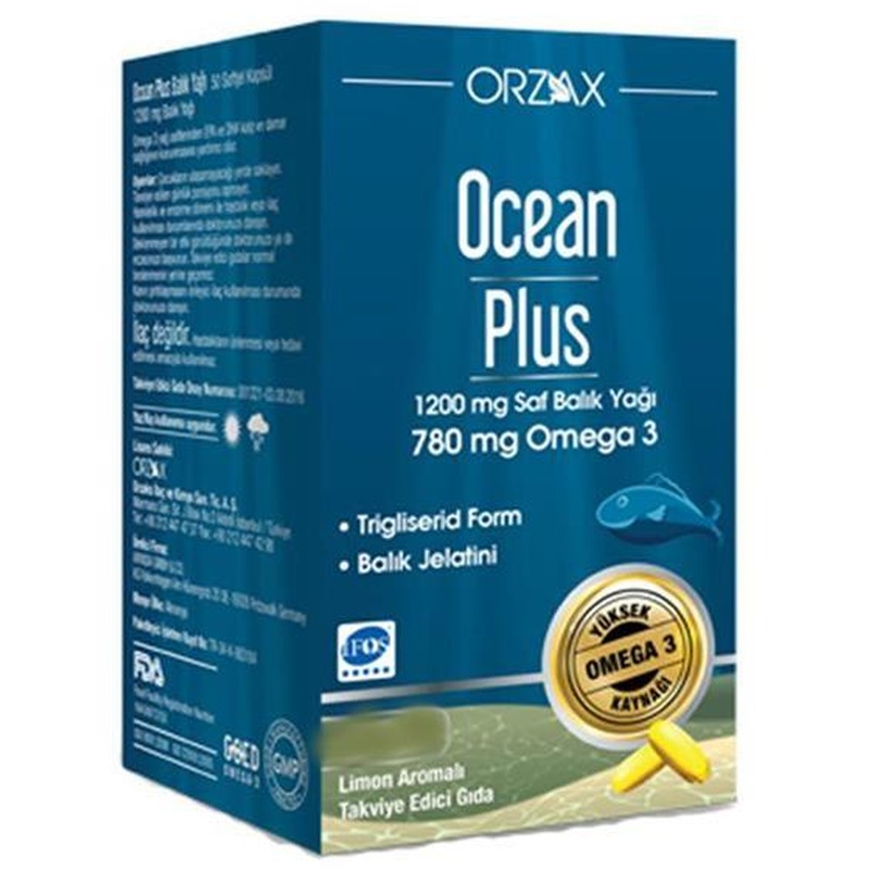 Ocean Plus Balık Yağı Omega3 1200 Mg 30 Softjel Kapsül