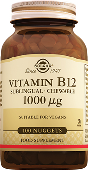 Solgar Vitamin B12 1000 Mcg 100 Dilaltı Tableti