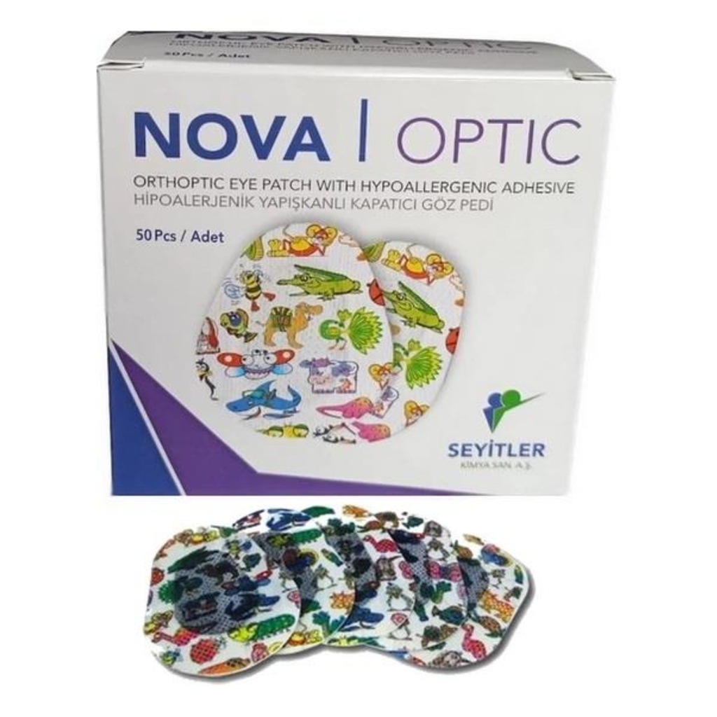 Nova Optik Yapışkanlı Çocuk Göz Pedi 50 Li
