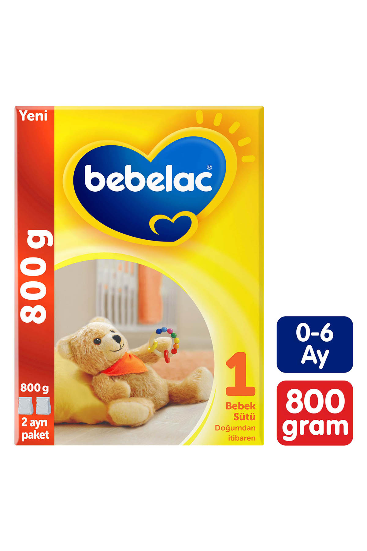 Bebelac 1 Bebek Sütü 0 - 6 Ay 800 G