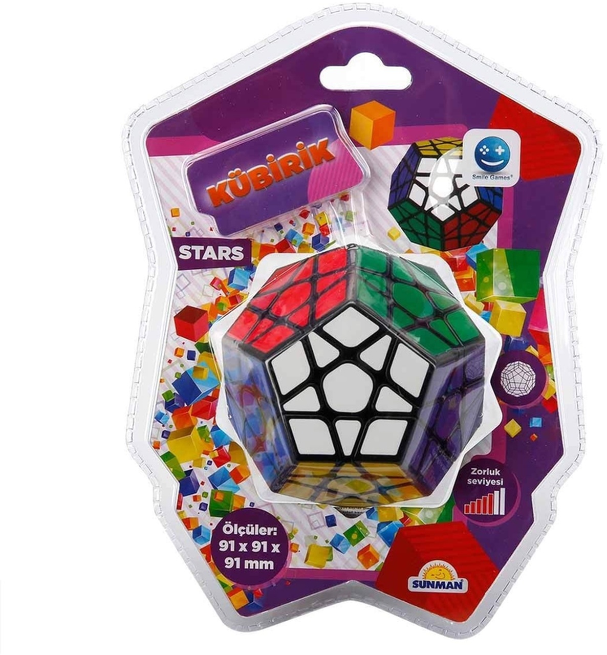 Smile Games Kübirik Stars Megaminx Beşgen Rubik Akıl Ve Zeka Küpü Oyunu