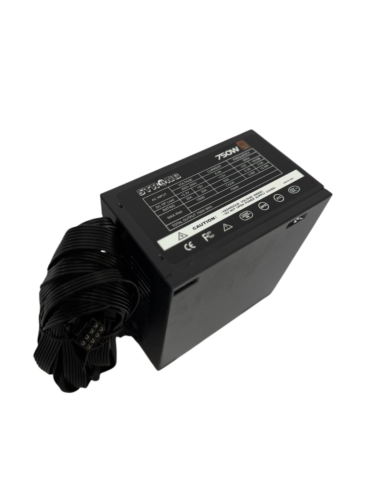 Strong ST750 750w 80+ Bronze APFC Siyah Power Supply Güç Kaynağı