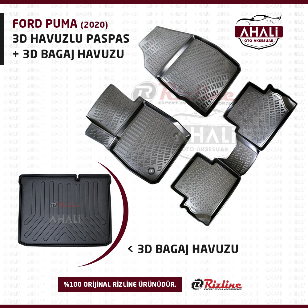 Rizline Ford Puma 3D Paspas+Bagaj Havuzu+Koku