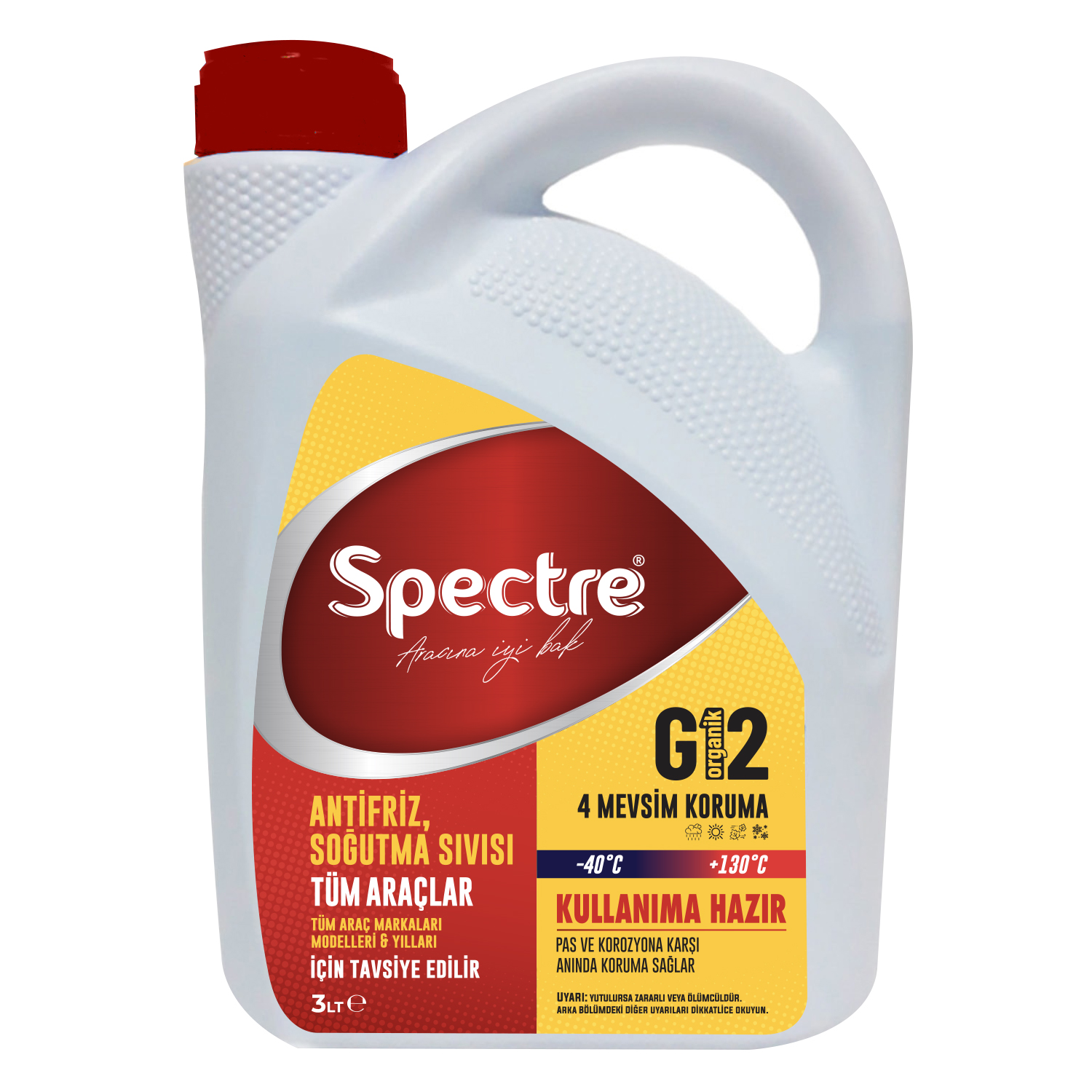 Spectre -22 Derece Kırmızı Antifriz 3 L