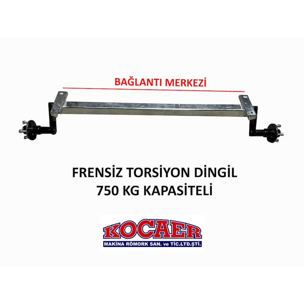 Kocaer Frensiz Torsiyonlu Dingil 750Kg 526668567