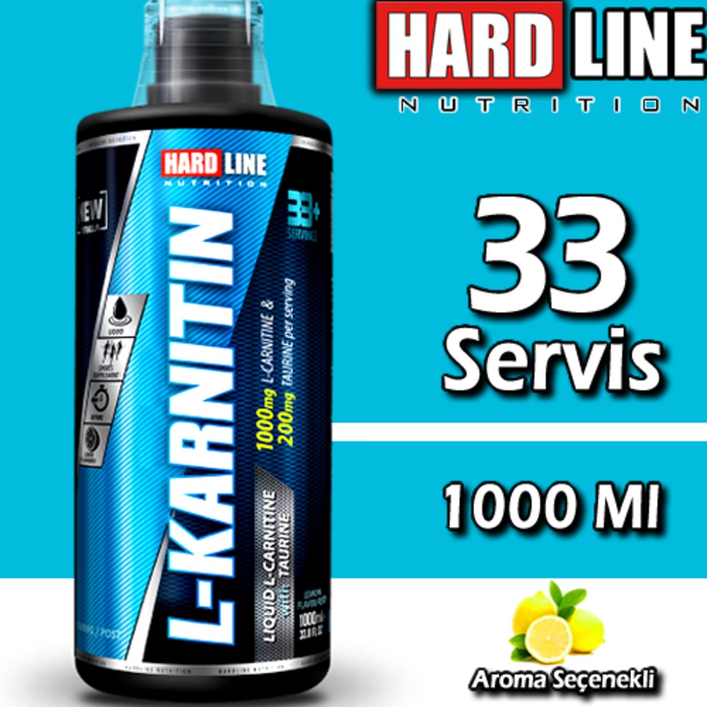 Hardline L-Karnitin Sıvı 1000 Ml L Carnitine Limon Aromalı-Limon Aromalı