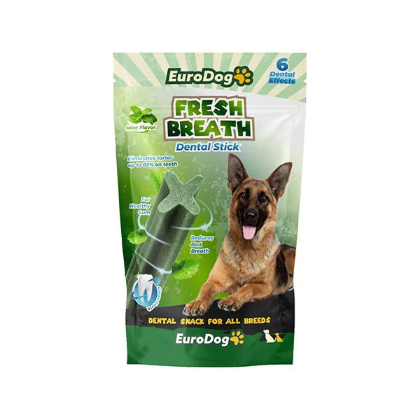 Eurodog Fresh Breath Naneli Çubuk Köpek Ödül Maması 6'lı 100 G