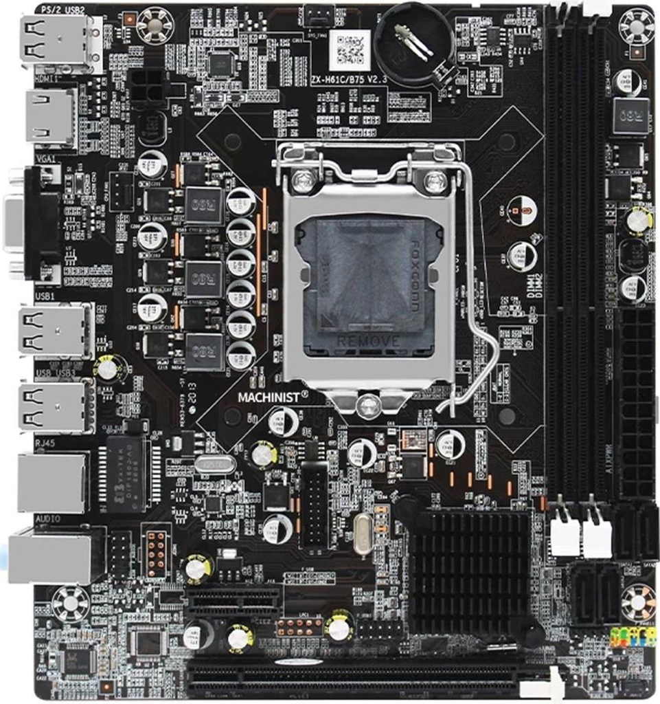 Asboard H61 DDR3 Matx A-V-L LGA 1155p Anakart