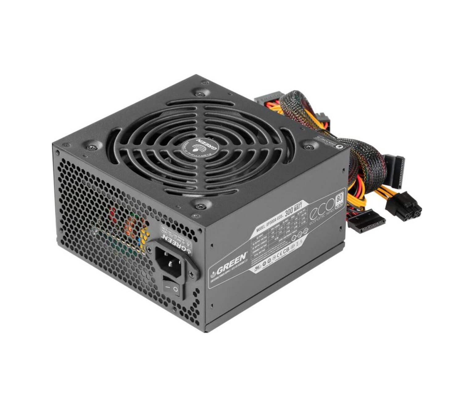Green Gp300a-eco Rev3.1 300w 80+ Power Supply Pc Güç Kaynağı 3yıl Garanti