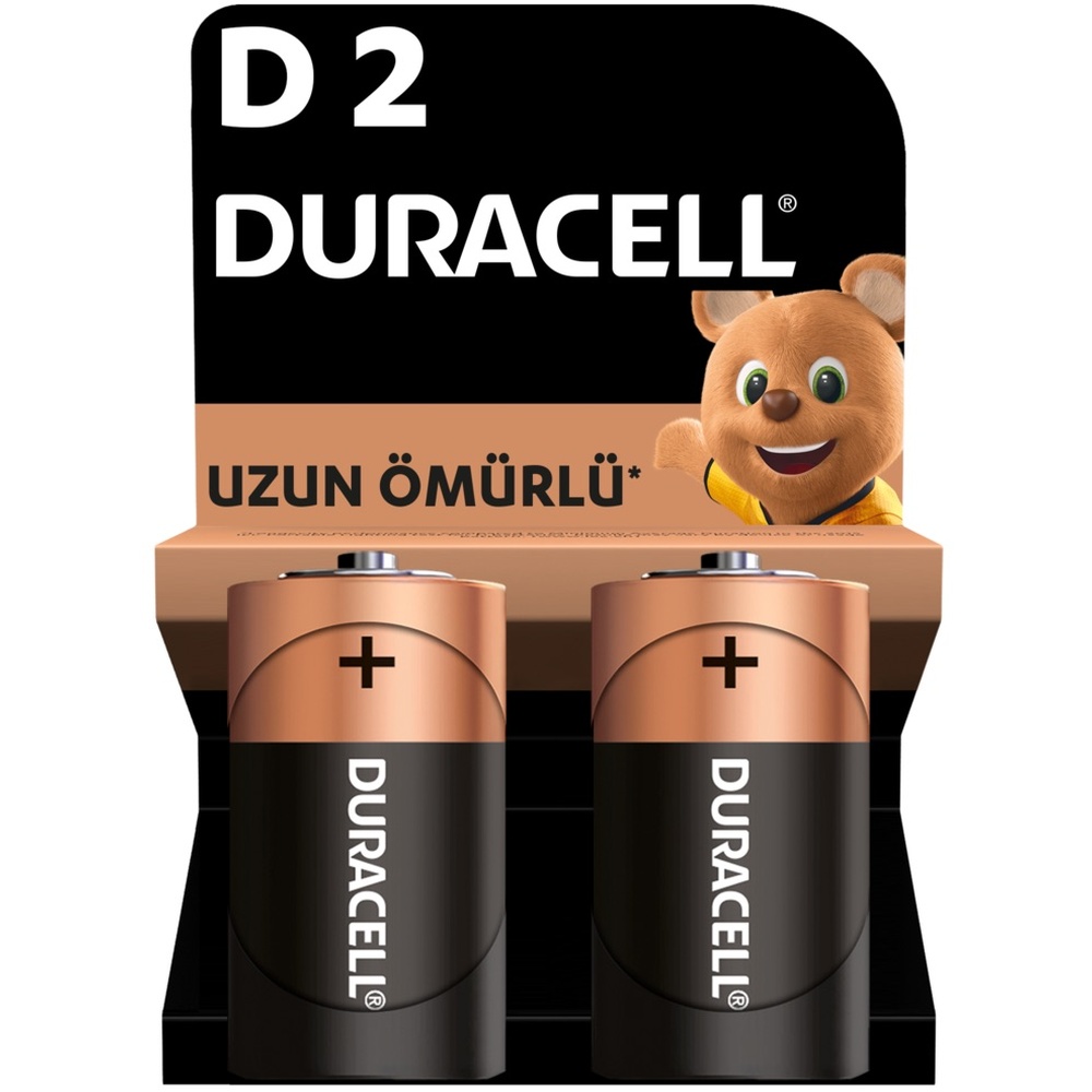 Duracell Lr20/Mn1300 1.5V Alkalin Büyük Boy D Pil 2'li