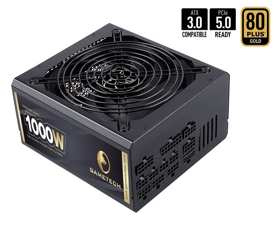 Gametech GTP-1000 1000 W 80+ Gold Full Modüler Güç Kaynağı