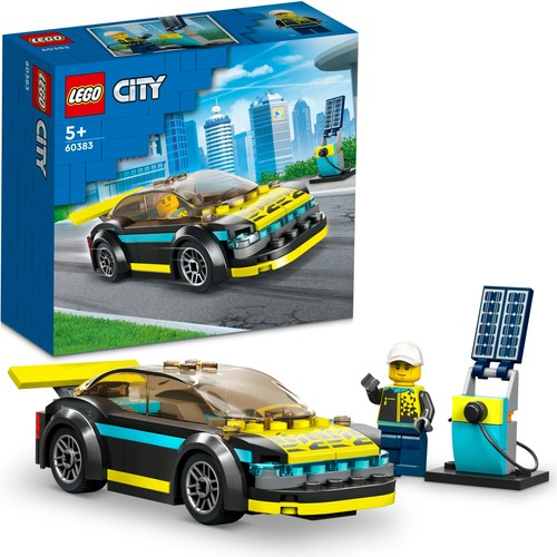 LEGO® City Elektrikli Spor Araba 60383 5+ Yaratıcı Oyuncak Yapım Seti - 95 Parça
