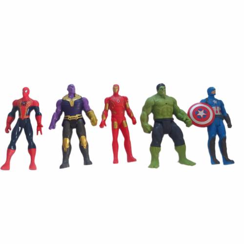 Yenilmezler Oyuncak 5 Li Thor Kaptan Amerika Ironman Hulk Ultron