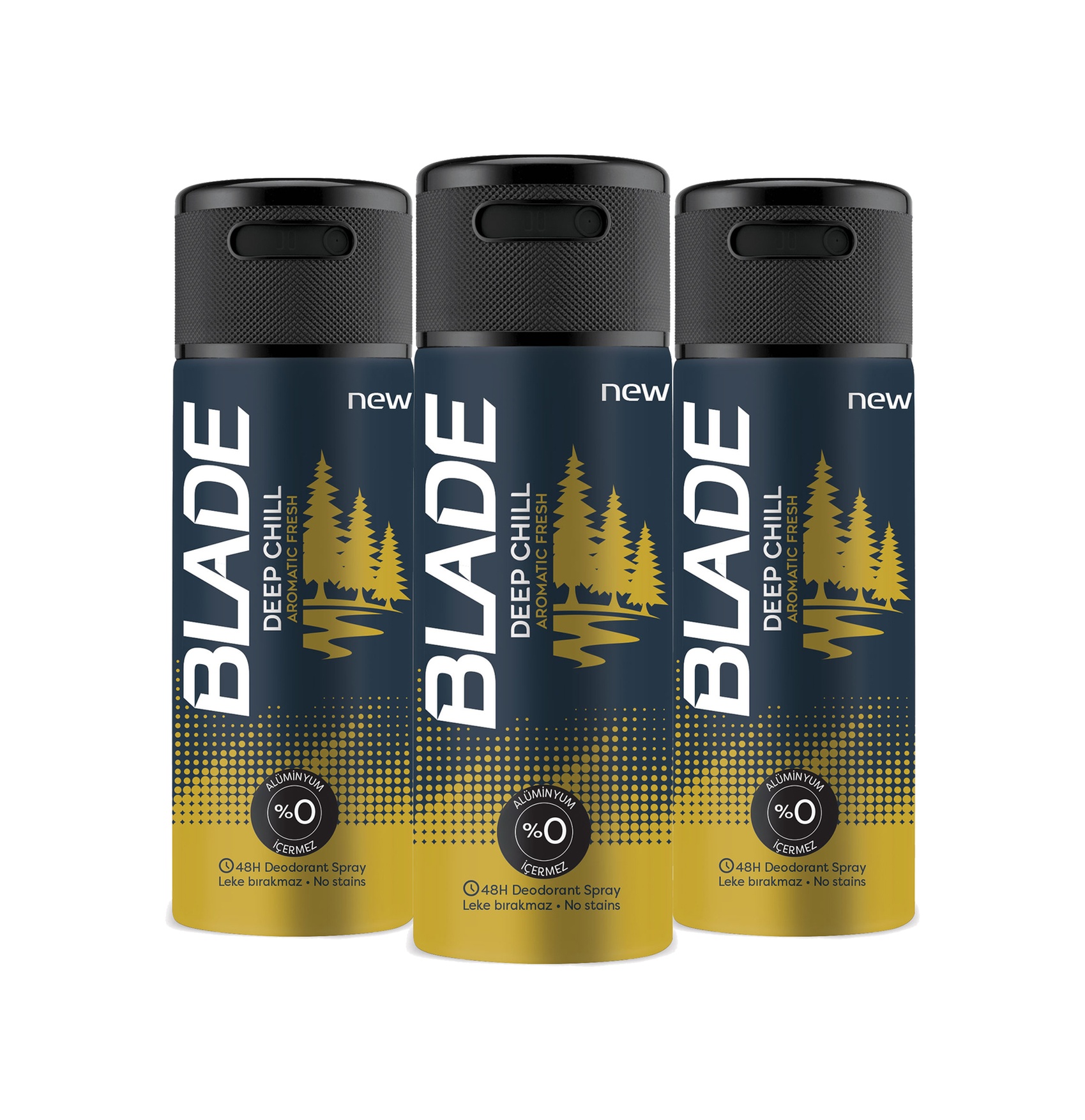 Blade Deep Chill Deodorant 3 x 150 ML