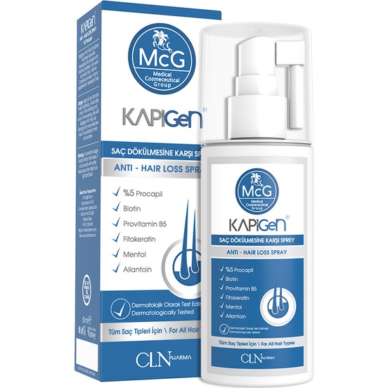 Mcg Kapigen %5 Procapil İçerikli Dökülme Karşıtı Saç Spreyi 60 ML