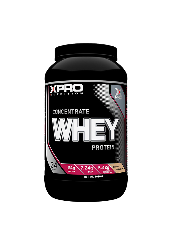 Xpro Nutrition Concentrate Whey Protein Tozu 1020gr - Bisküvi Aromalı