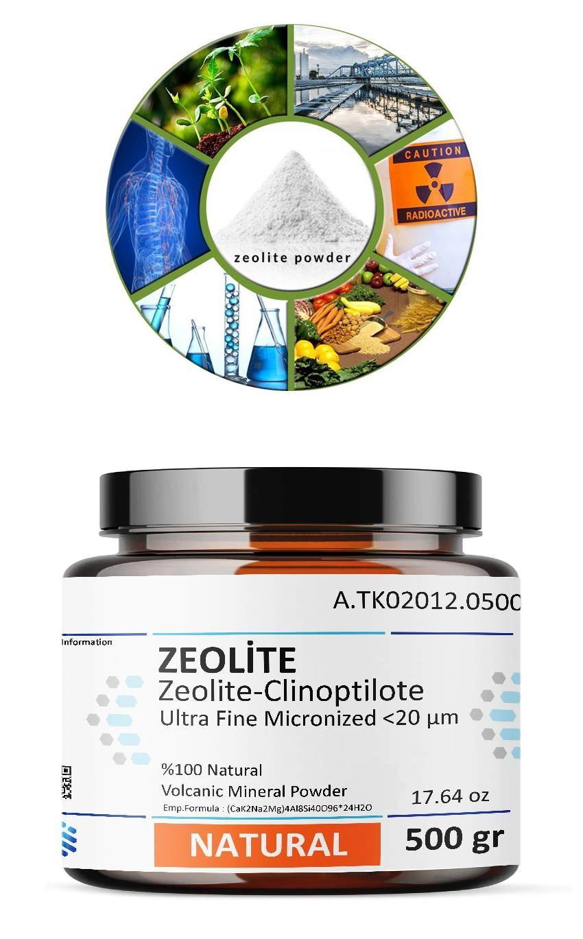 Zeolit Tozu | 500 gr | Ultra Fine <20 µm | Activated Zeolite, Cli