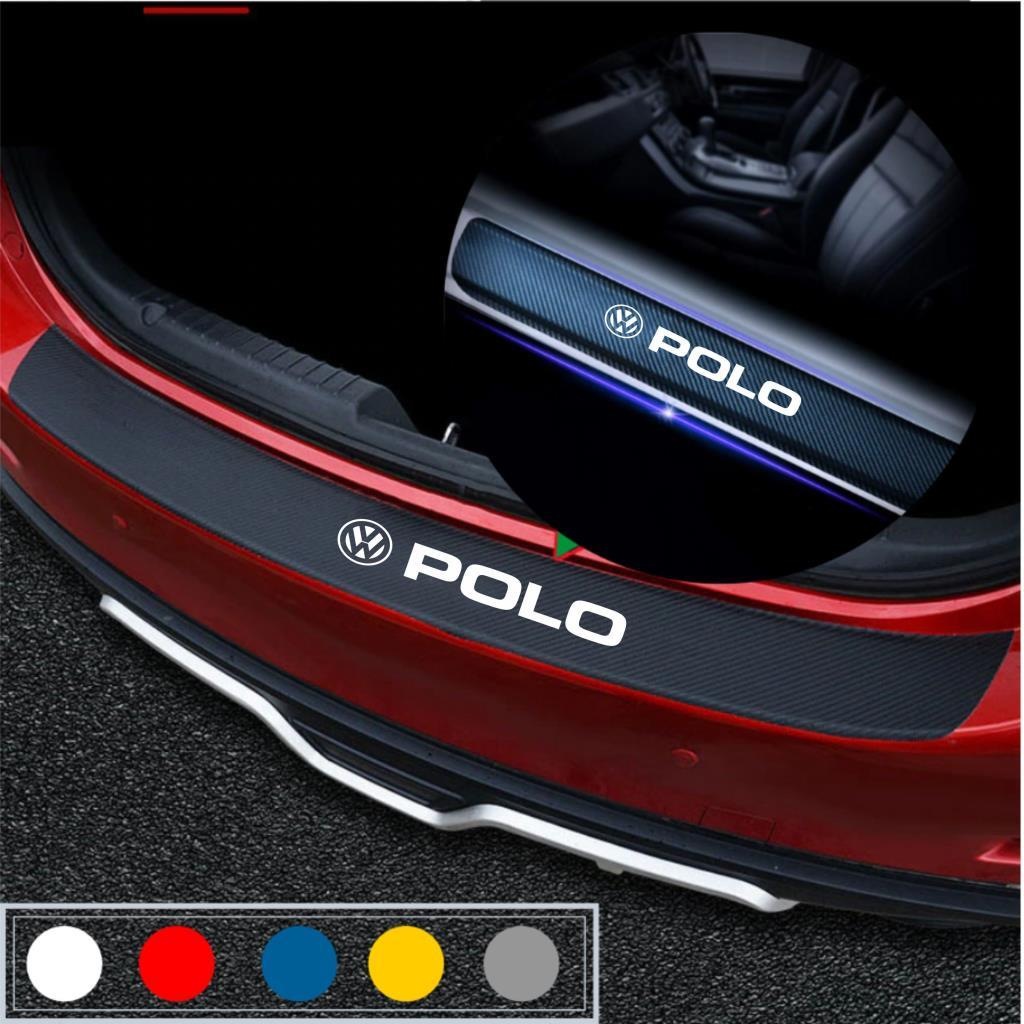Volkswagen Polo Için Karbon Bagaj Ve Kapı Eşiği Sticker Seti