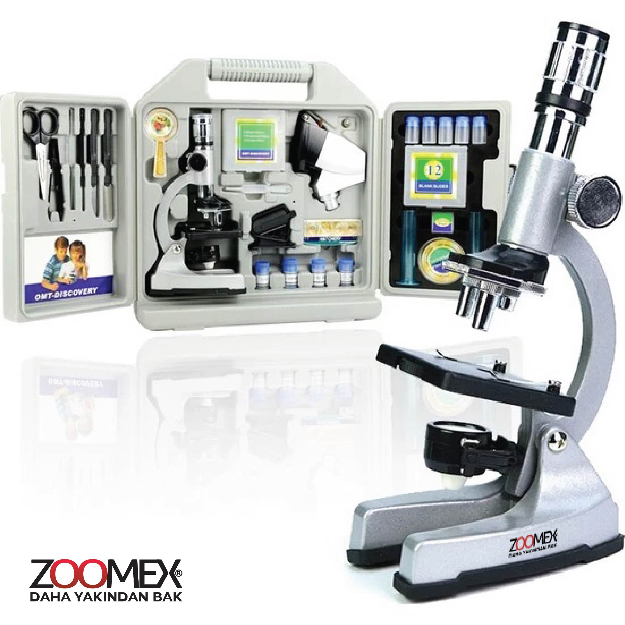 Zoomex Ma1500-3pzl Mikroskop Seti + Taşıma Çantası - Eği