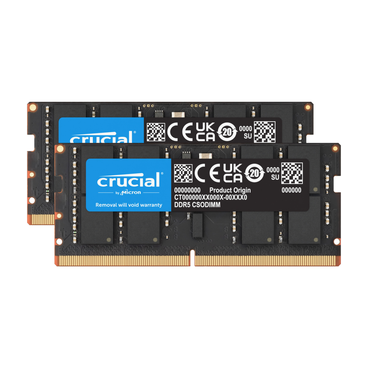 Crucial 32gb 2x16 6400mhz Cl52 Ddr5 Ram Ct2k16g64c52cs5