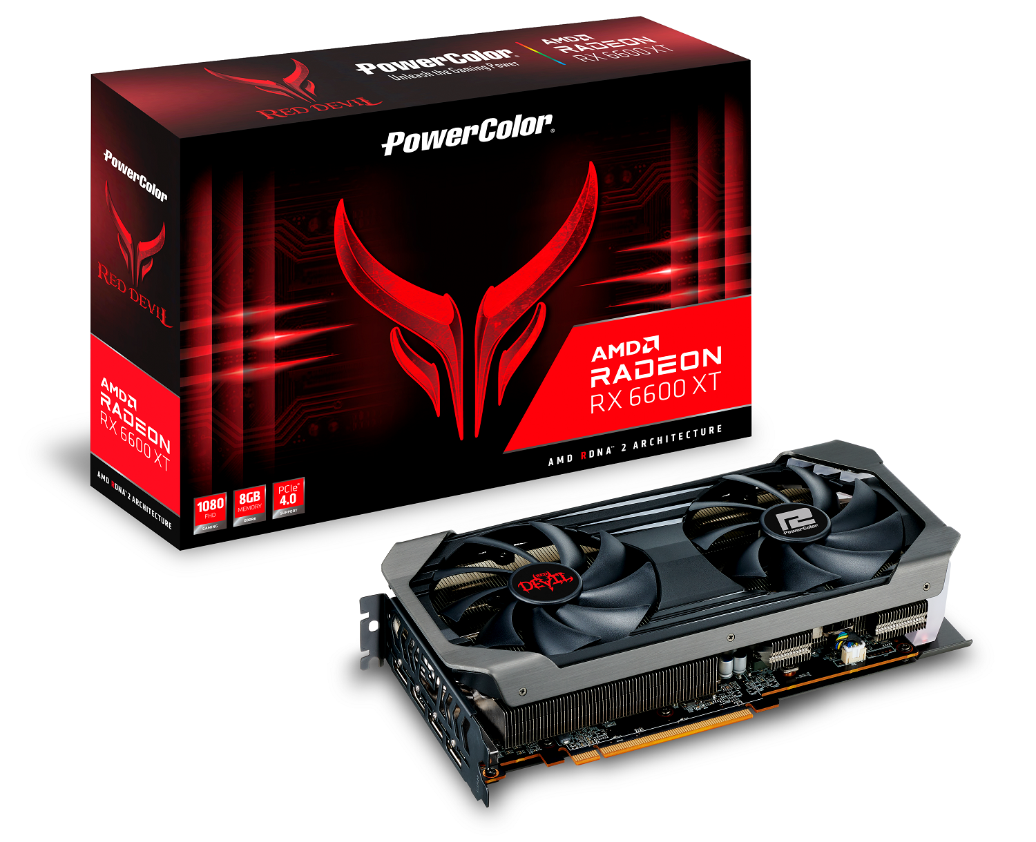Powercolor AMD Radeon RX 6600 XT Red Devil AXRX 6600XT 8GBD6-3DHE/OC 8 GB GDDR6 128 Bit Ekran Kartı