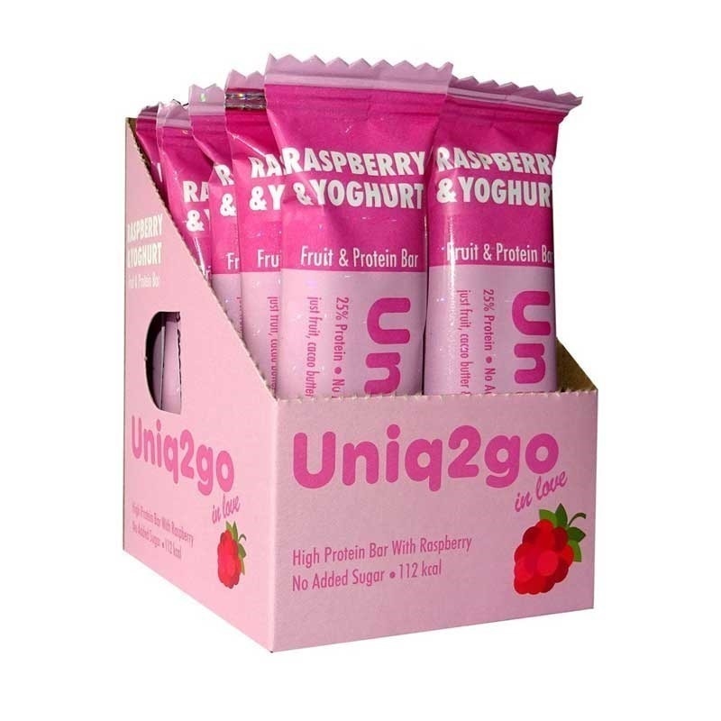 Uniq2Go In Love Yoğurt Aromalı Ve Ahududulu Protein Bar 32 Gr 12
