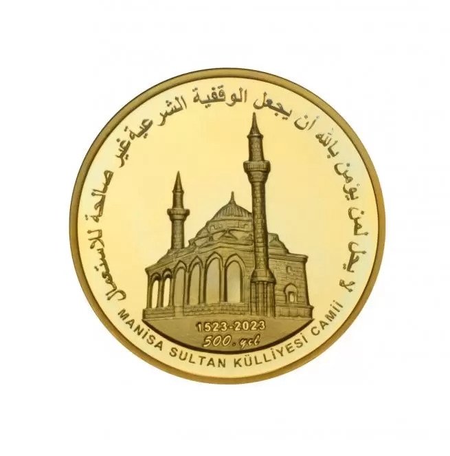 Resmi Darphane Ayşe Hafsa Valide Sultan 500 Yıl Hatıra Parası Gümüş Üzeri Altın
