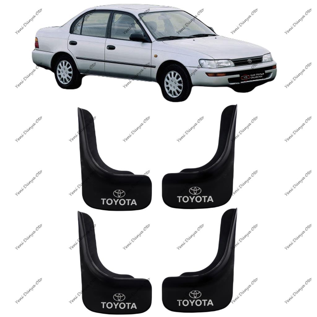 YeniDünyaOto Toyota Uyumlu Corolla 1993-1998 4'lü Ön Arka Paçalık - Çamurluk  -Tozluk TYT1UX020