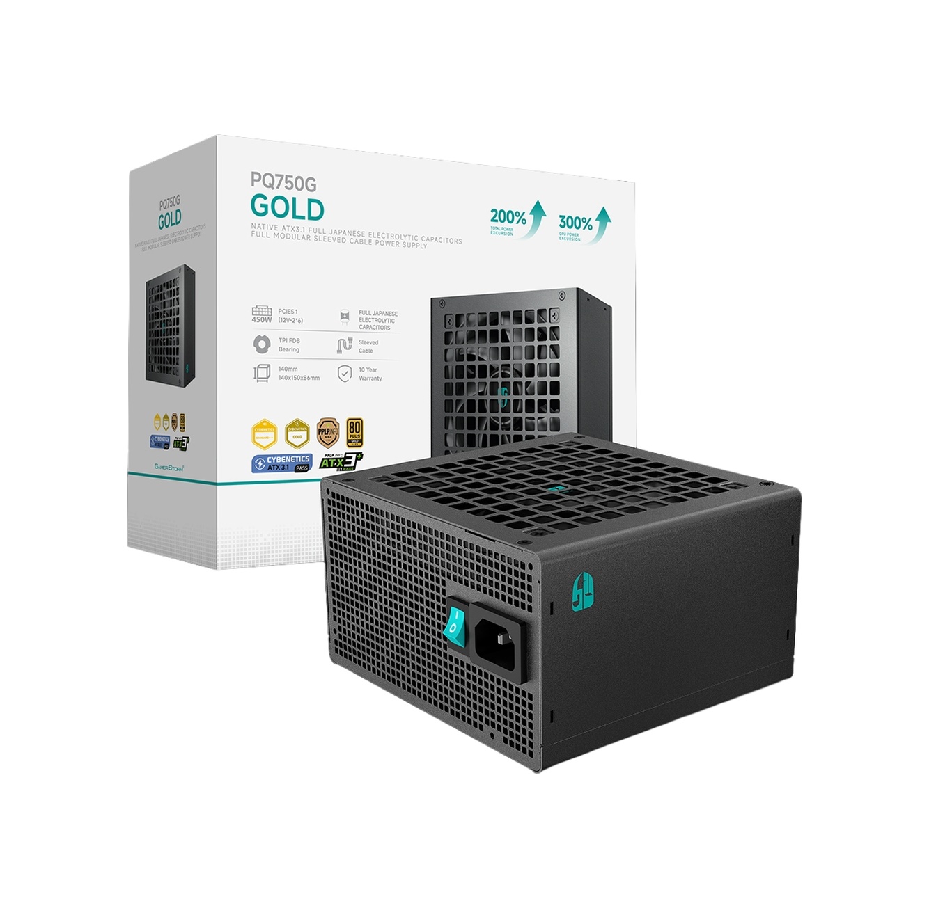 Deepcool Pq750g 750w 80+ Gold Güç Kaynağı Akak92dep0021