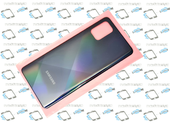 Samsung Galaxy A71 A715 Arka Pil Batarya Kapağı SİYAH