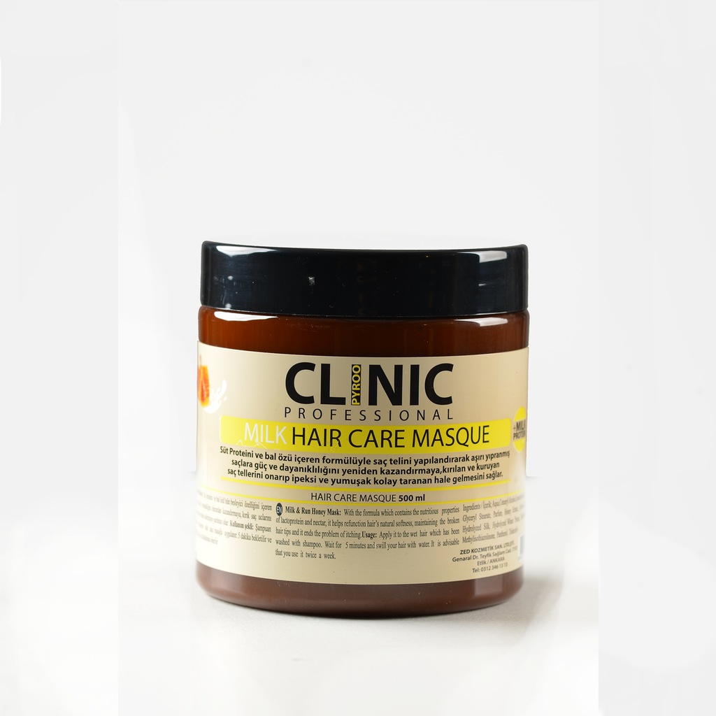 Clinic Professional Milk Honey Saç Bakım Maskesi 500 ML