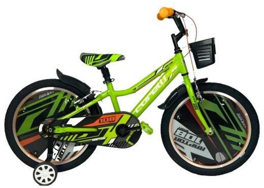 Corelli Raptor Erkek Çocuk Bisikleti V 16 Jant Yeşil Siyah Beyaz
